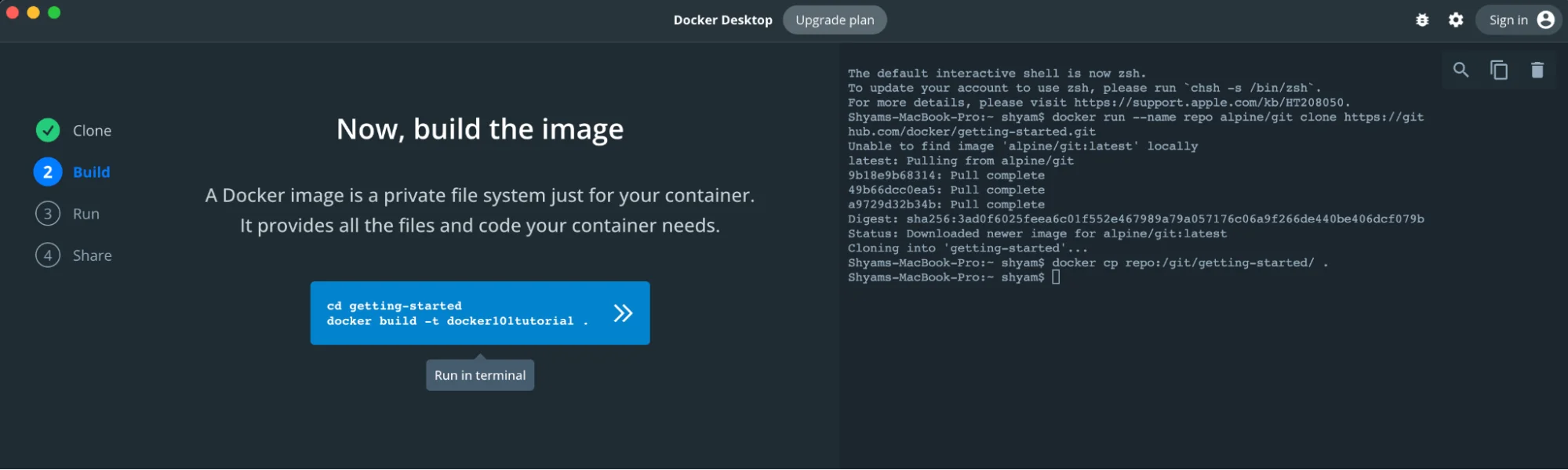 running your first container images in docker 08